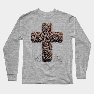 Cross of People and Faith by focusln Long Sleeve T-Shirt